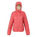 Peach Bloom-Light Vanilla - Front - Regatta Womens-Ladies Hurden Padded Jacket