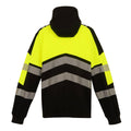 Black-Yellow - Back - Regatta Professional Mens High-Vis Hoodie