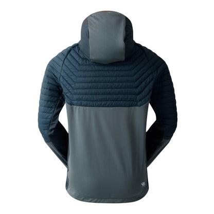 Stormy Weather-Lead Grey - Back - Dare 2B Mens Descending II Hybrid Jacket