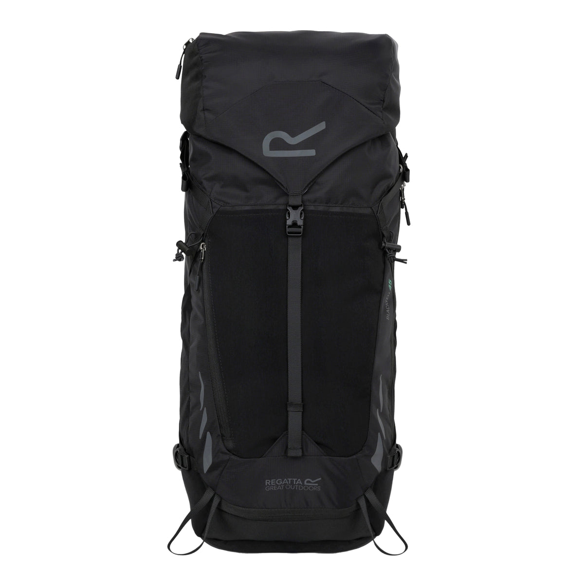 Black - Front - Regatta Blackfell IV 45L Backpack