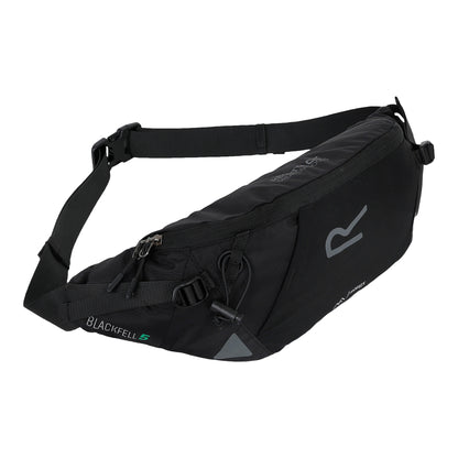 Black - Side - Regatta Blackfell 4 Reflective 5L Waist Bag