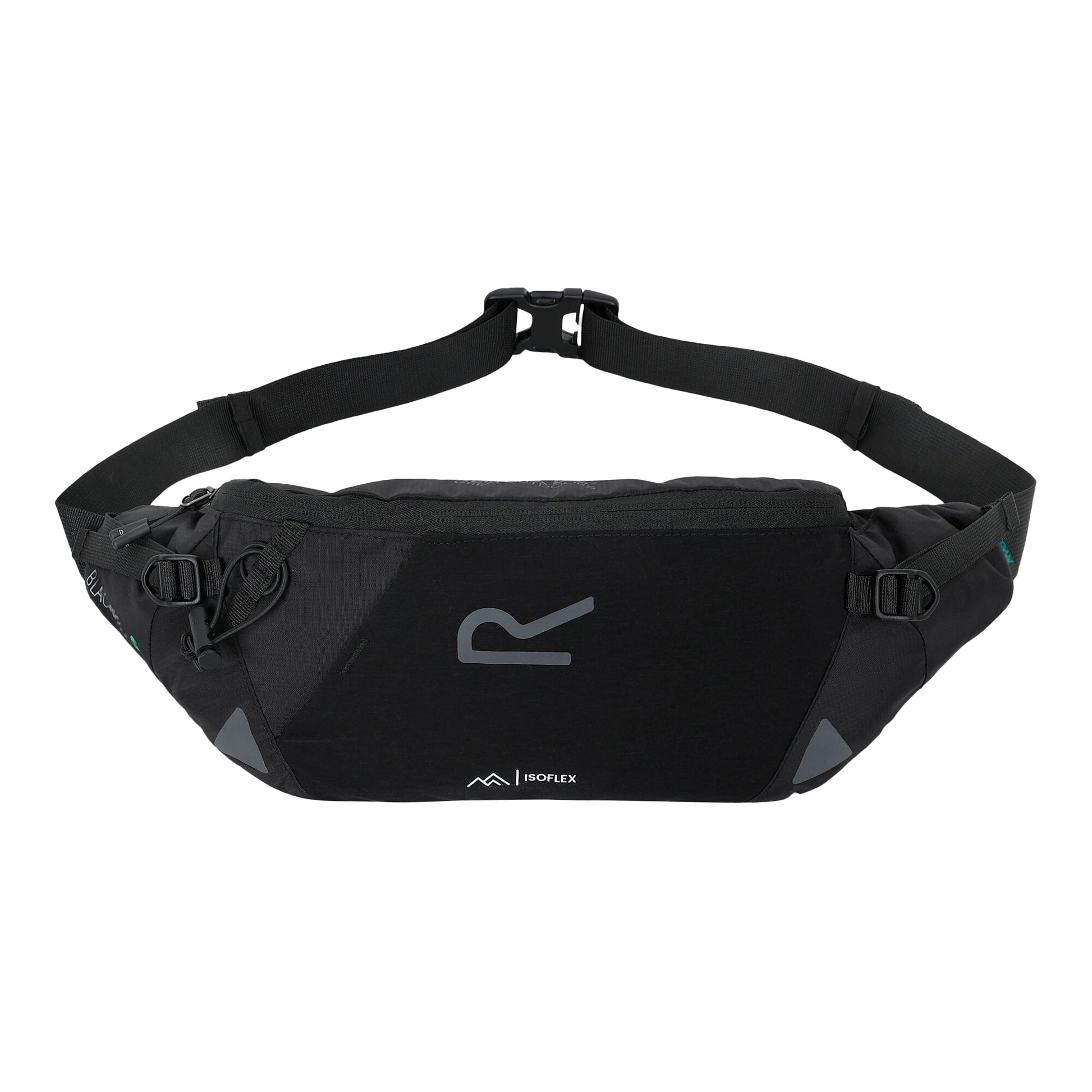 Black - Front - Regatta Blackfell 4 Reflective 5L Waist Bag