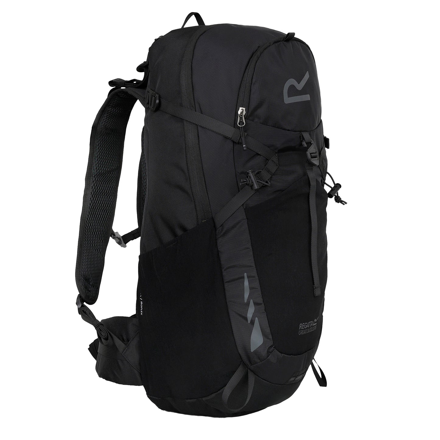Black - Side - Regatta Blackfell IV 25L Backpack