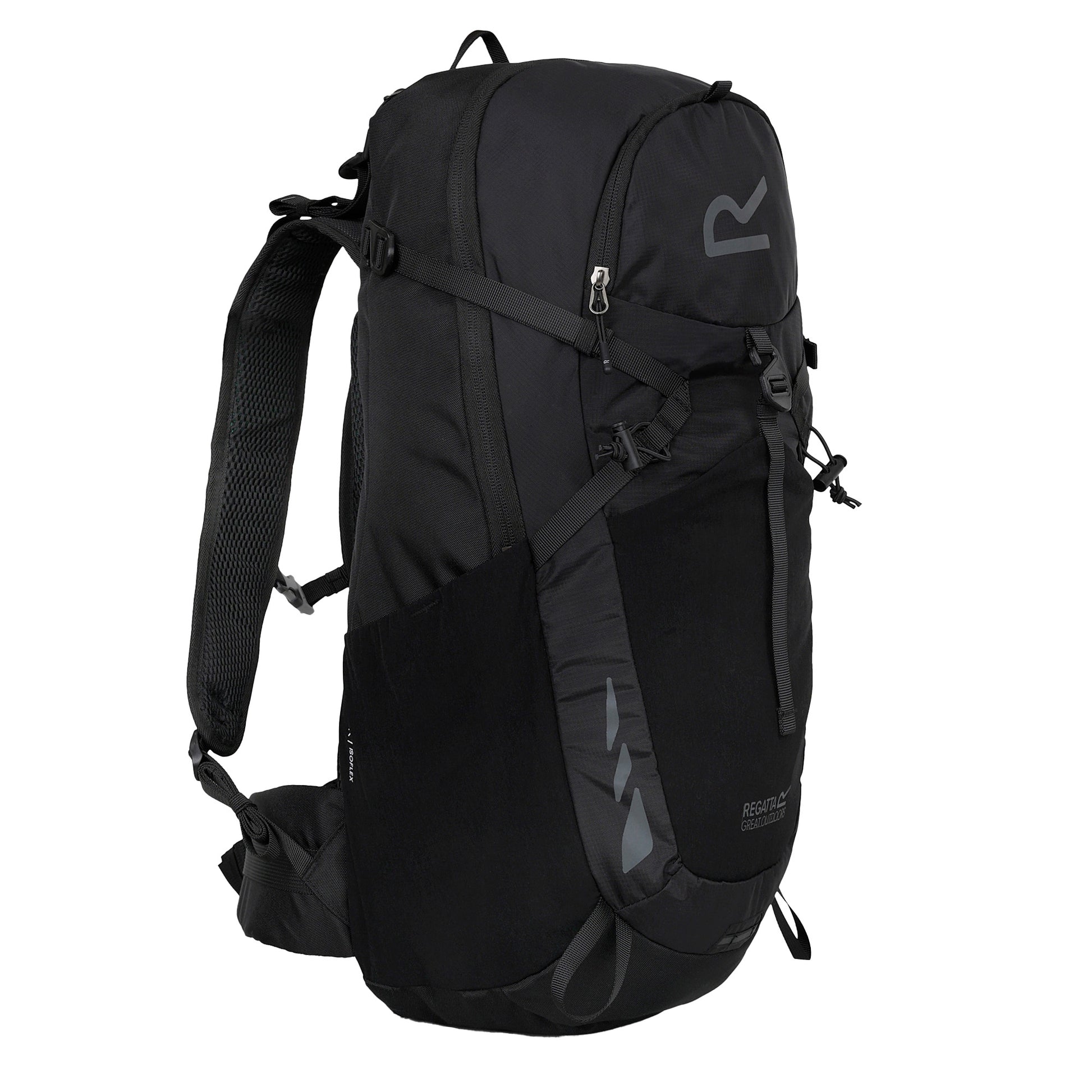 Black - Side - Regatta Blackfell IV 25L Backpack