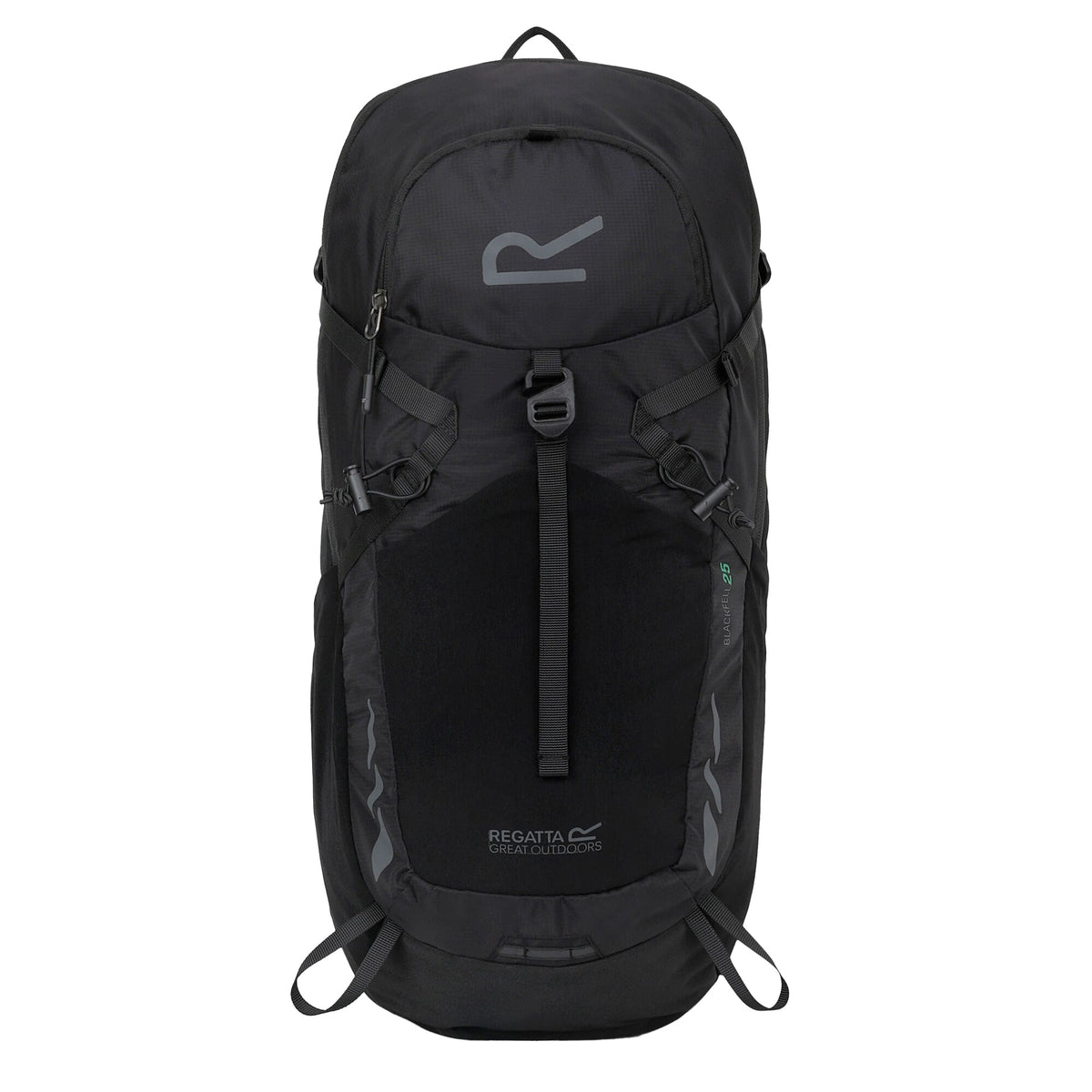 Black - Front - Regatta Blackfell IV 25L Backpack