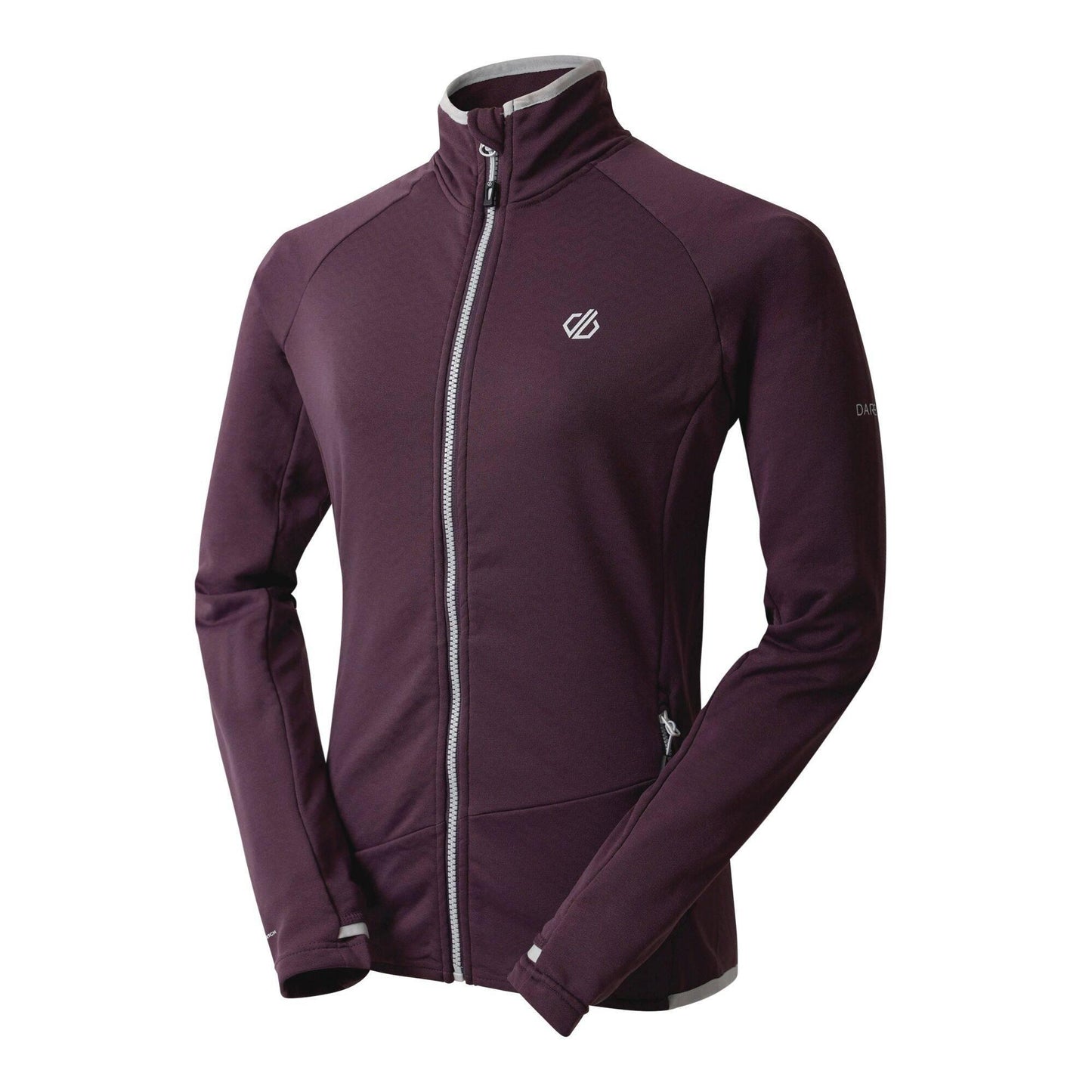 Deep Plum - Side - Dare 2B Womens-Ladies Emerging Core Stretch Base Layer Top