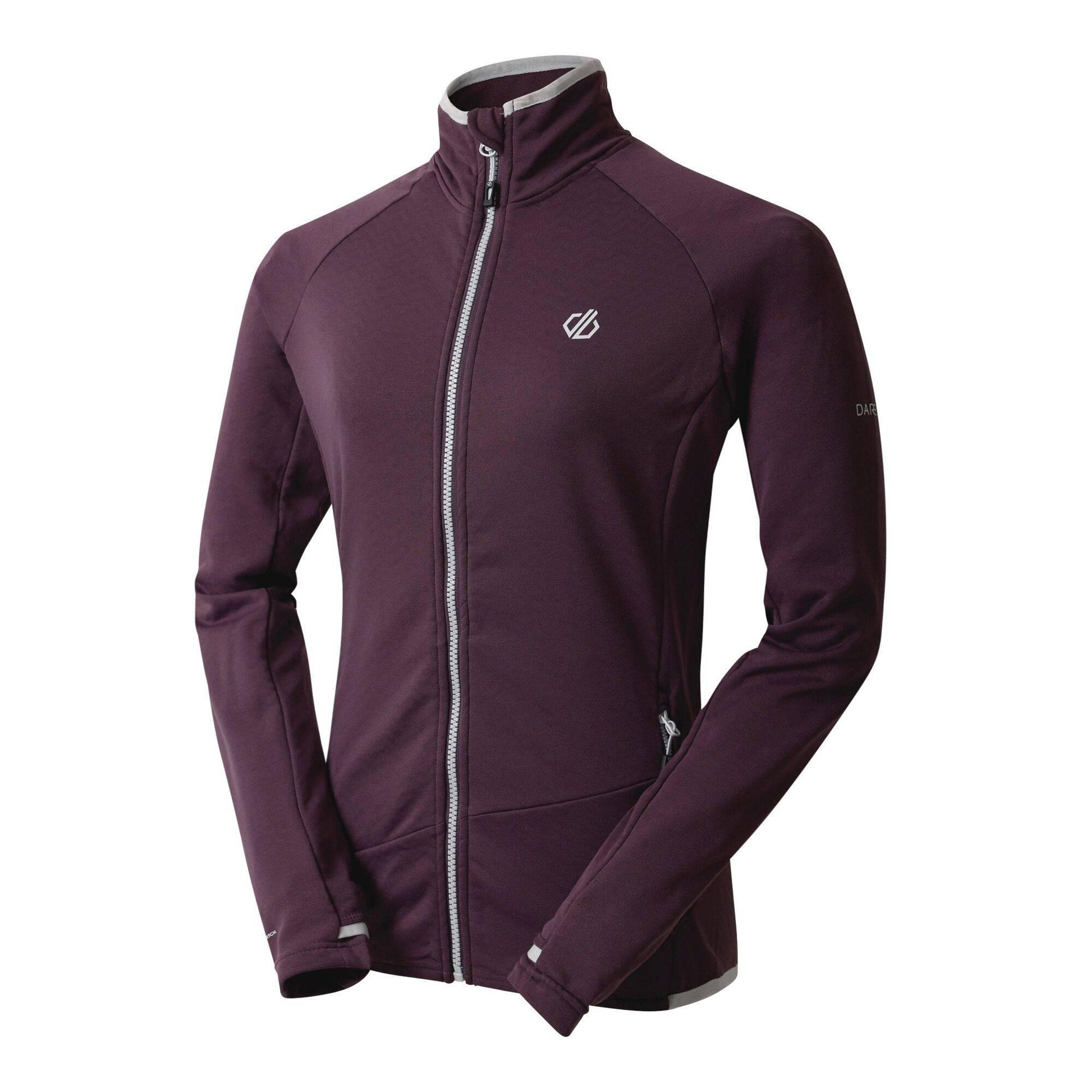 Deep Plum - Side - Dare 2B Womens-Ladies Emerging Core Stretch Base Layer Top