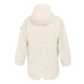 Light Vanilla-Peach Bloom-White - Back - Regatta Childrens-Kids Ballina Stripe Waterproof Jacket