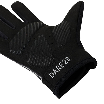 Black - Side - Dare 2B Womens-Ladies Cycling Gloves