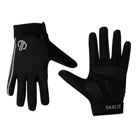 Black - Front - Dare 2B Womens-Ladies Cycling Gloves