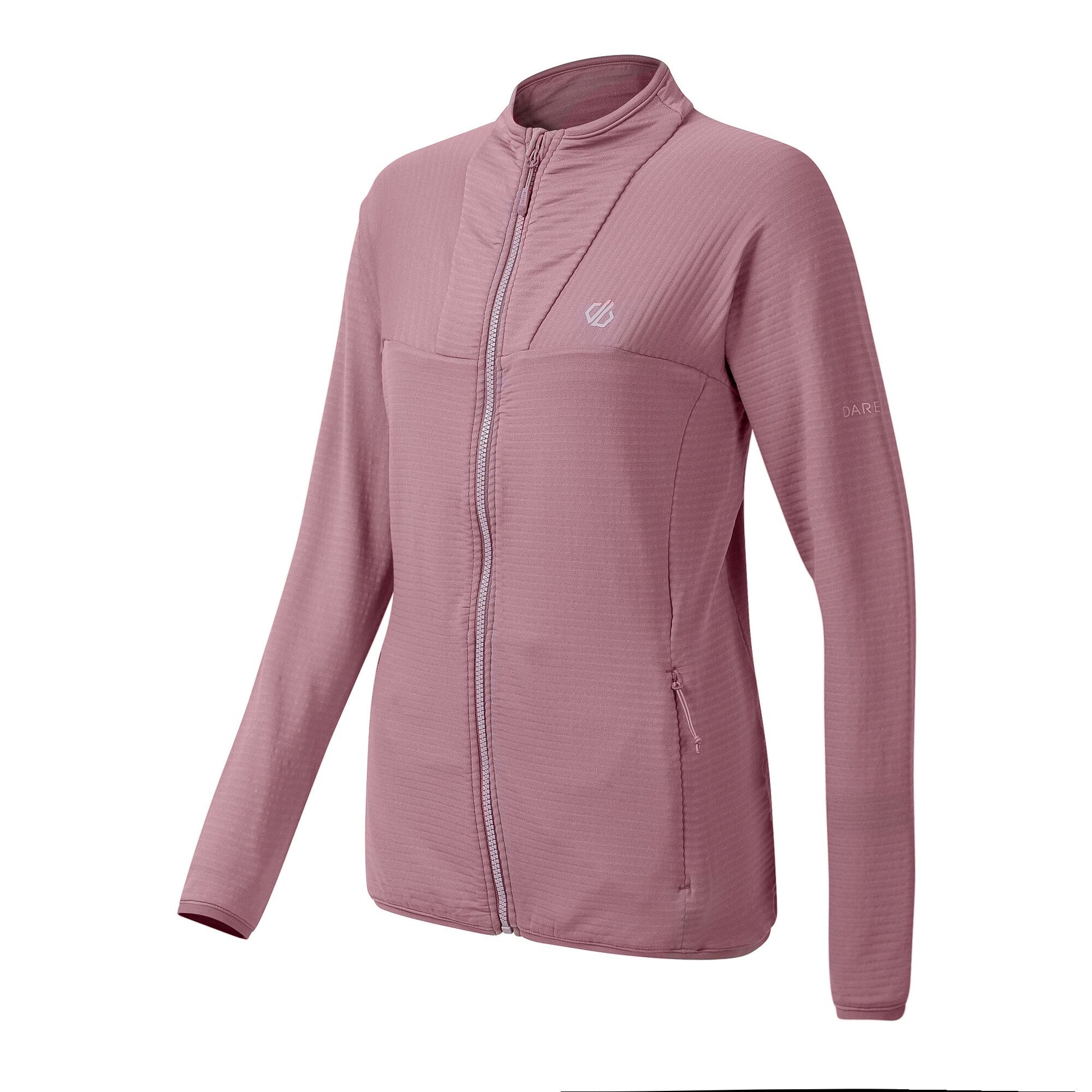 Dusky Orchid - Side - Dare 2B Womens-Ladies Torrek Stretch Midlayer