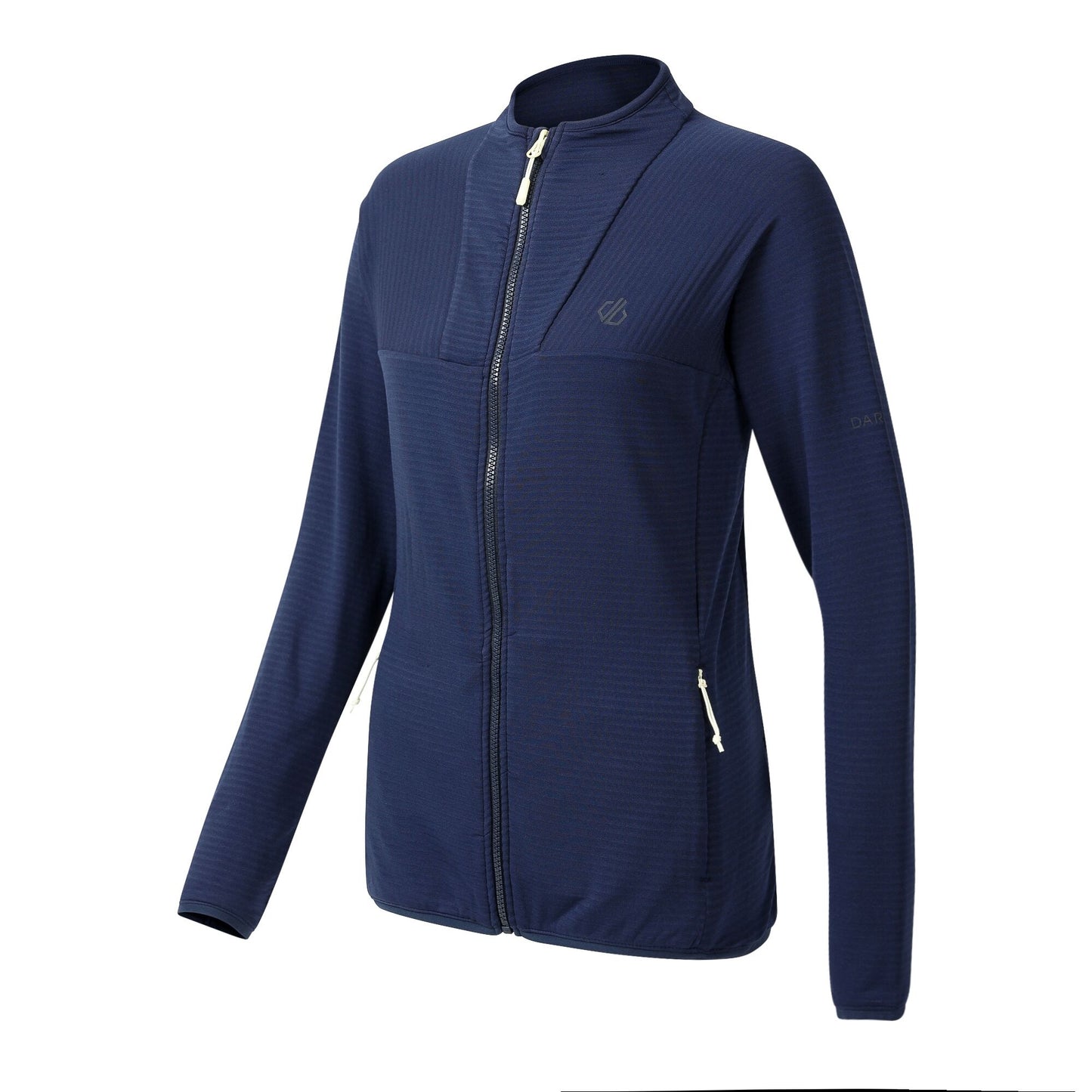Navy - Side - Dare 2B Womens-Ladies Torrek Stretch Midlayer