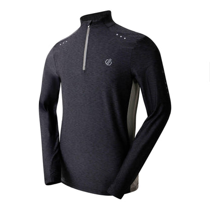 Black Marl - Close up - Dare 2B Mens Power Up III Jersey