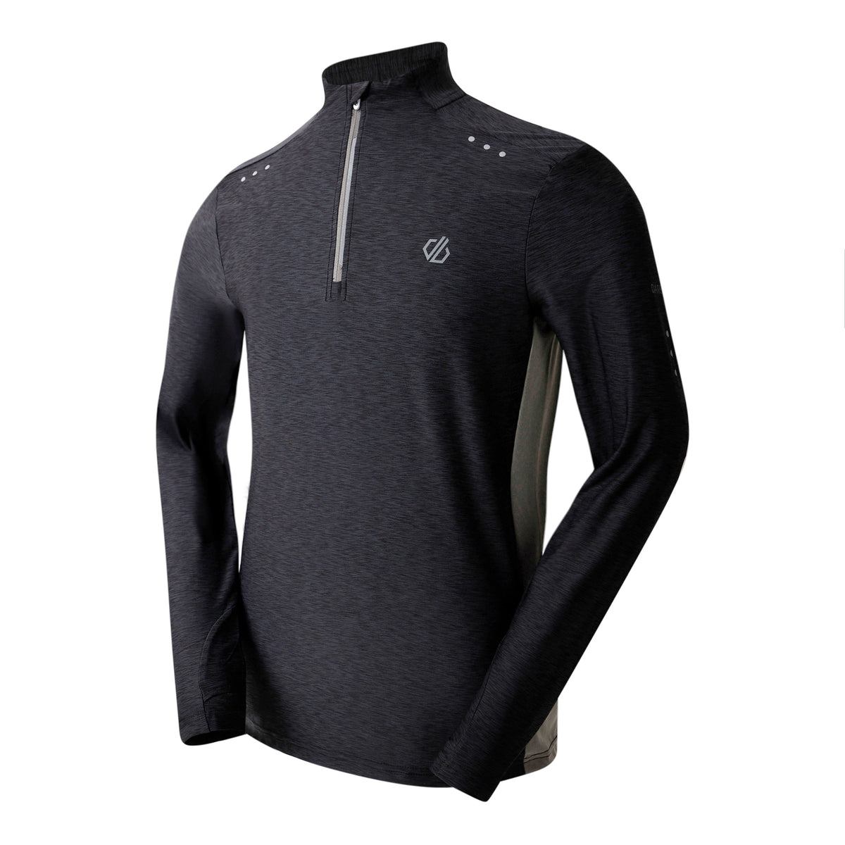 Black Marl - Side - Dare 2B Mens Power Up III Jersey
