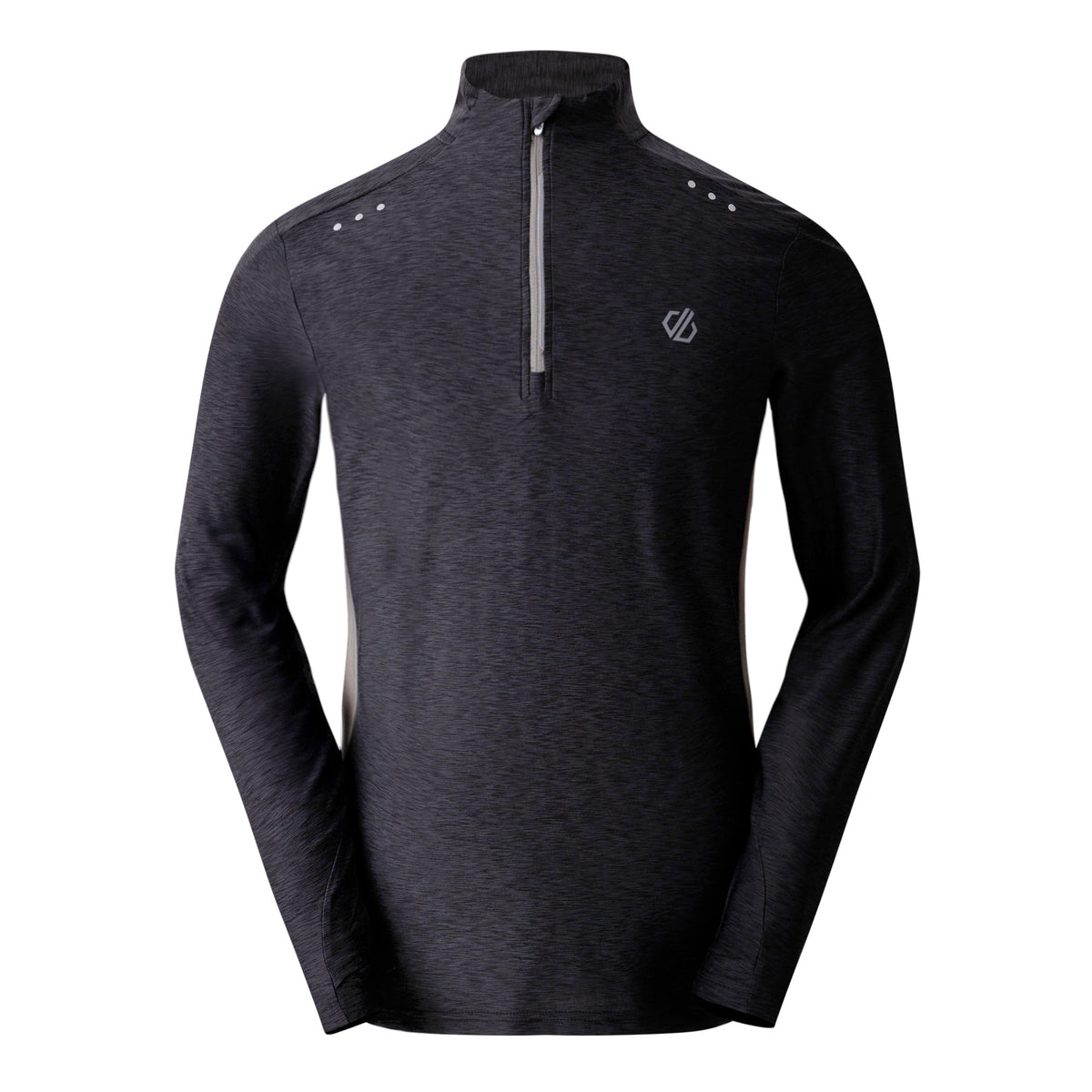 Black Marl - Front - Dare 2B Mens Power Up III Jersey