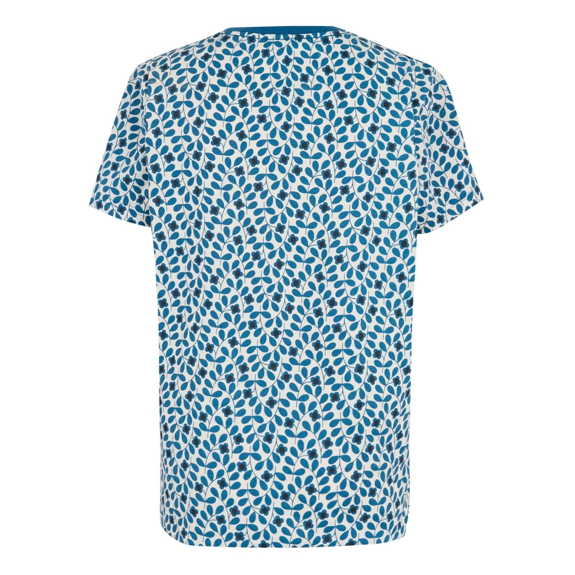 Blue - Back - Regatta Womens-Ladies Orla Kiely Jasmine Flower T-Shirt