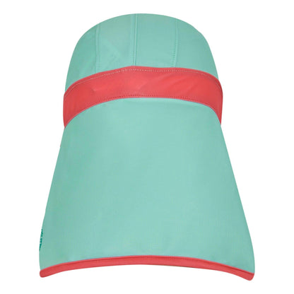 Aruba Blue-Peach Bloom - Back - Regatta Childrens-Kids II Neck Protector Cap