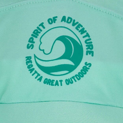 Aruba Blue-Peach Bloom - Lifestyle - Regatta Childrens-Kids II Neck Protector Cap
