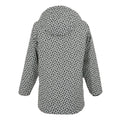 Black - Back - Regatta Childrens-Kids Orla Kiely Jasmine Flower Waterproof Jacket