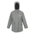 Black - Front - Regatta Childrens-Kids Orla Kiely Jasmine Flower Waterproof Jacket