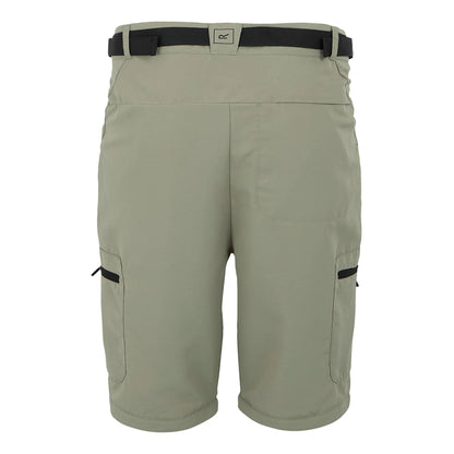 Golden Sand - Pack Shot - Regatta Mens Leesville III Zip-Off Hiking Trousers