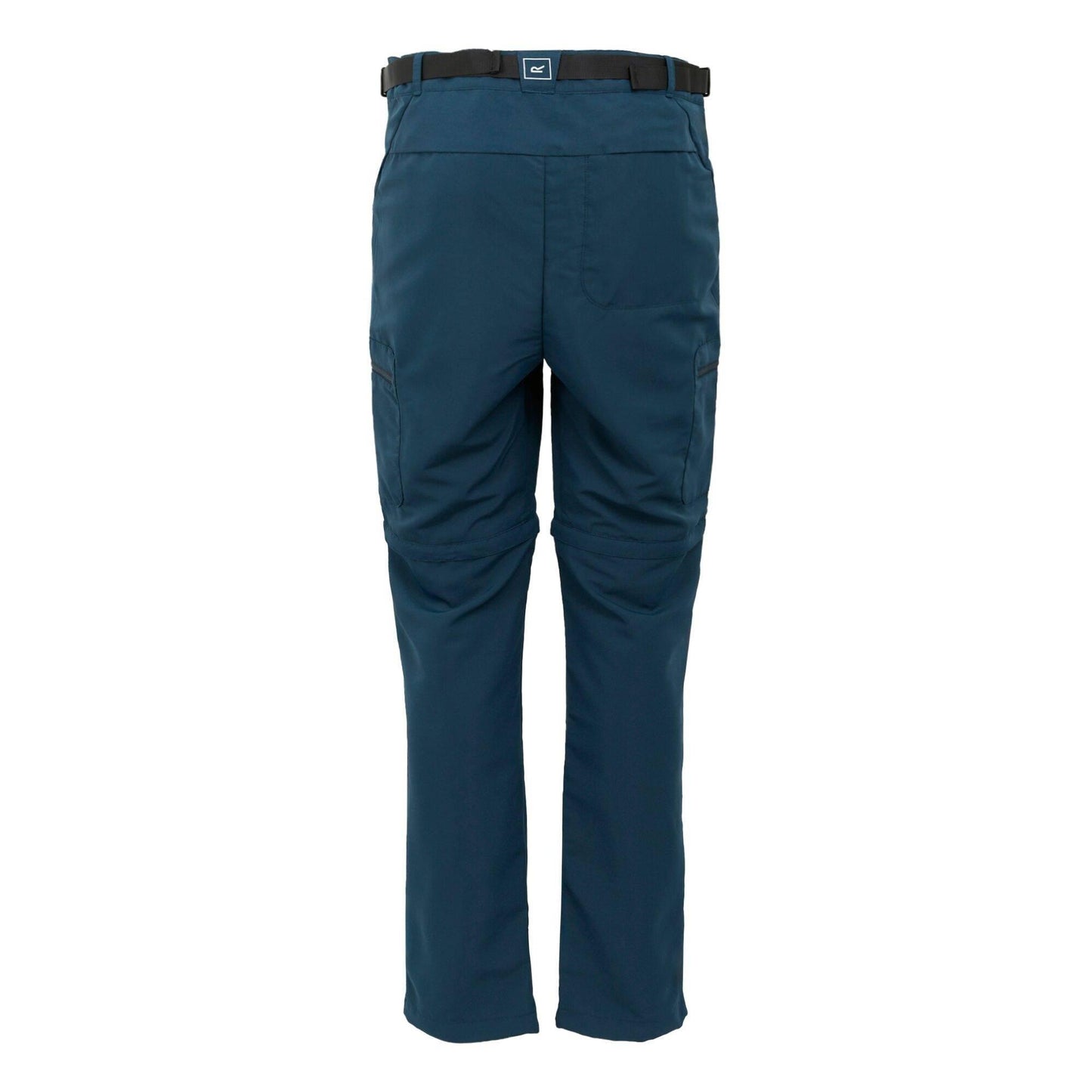 Moonlight Denim - Back - Regatta Mens Leesville III Zip-Off Hiking Trousers