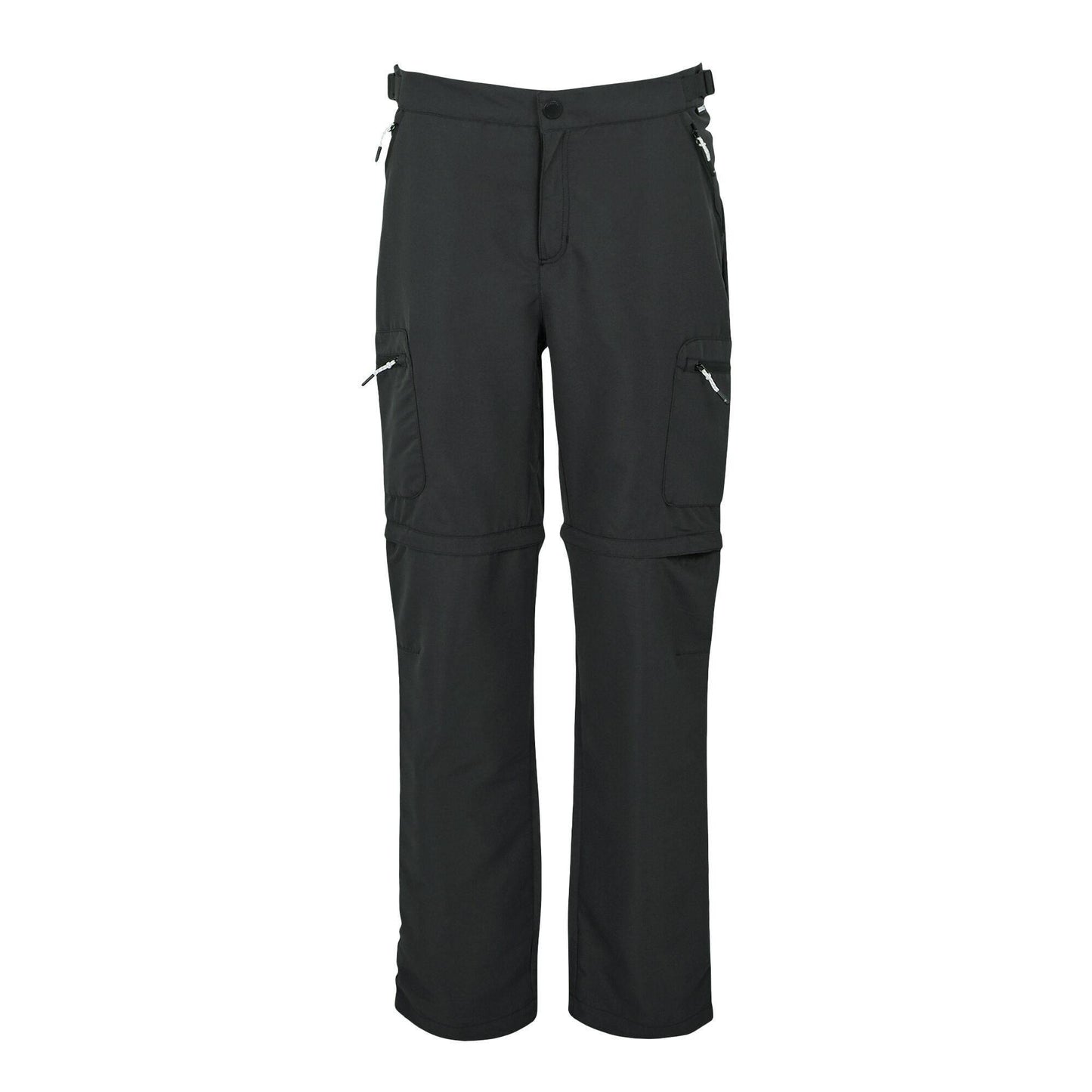 Ash - Front - Regatta Mens Leesville III Zip-Off Hiking Trousers