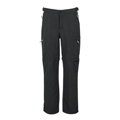 Ash - Front - Regatta Mens Leesville III Zip-Off Hiking Trousers