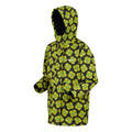 Navy - Side - Regatta Childrens-Kids Orla Kiely Swing Spinning Flower Waterproof Jacket