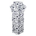 Navy-White - Back - Regatta Unisex Adult Large Floral Hooded Towel