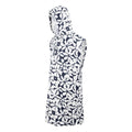 Navy-White - Side - Regatta Unisex Adult Large Floral Hooded Towel