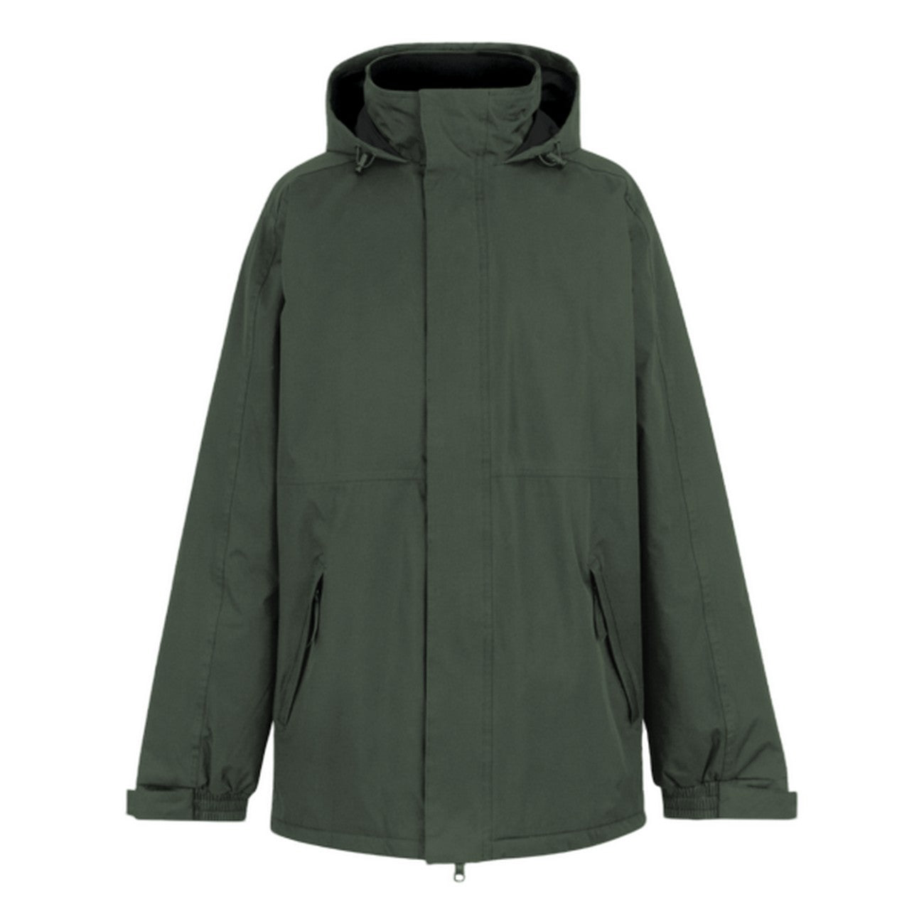 Dark Green - Front - Regatta Professional Mens Plain Waterproof Parka