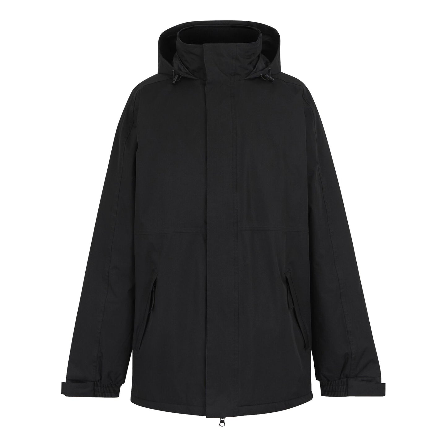 Black - Front - Regatta Professional Mens Plain Waterproof Parka