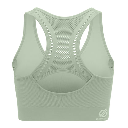 Glacier Green - Side - Dare 2B Womens-Ladies React Sports Bra