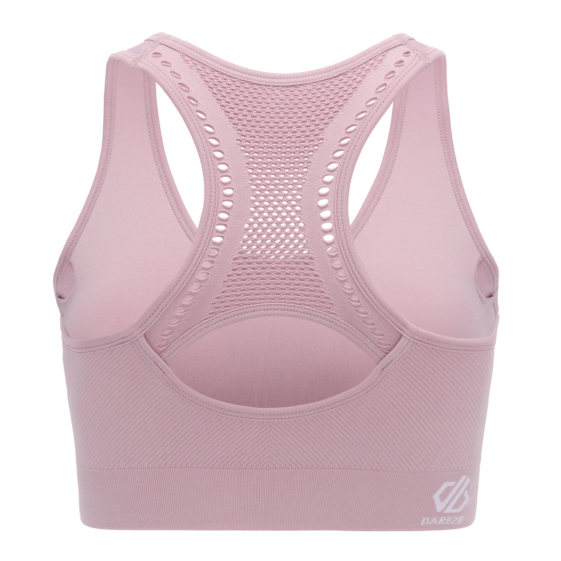 Mauve Shadow - Side - Dare 2B Womens-Ladies React Sports Bra