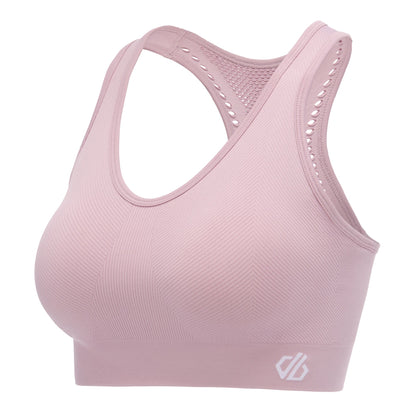 Mauve Shadow - Lifestyle - Dare 2B Womens-Ladies React Sports Bra