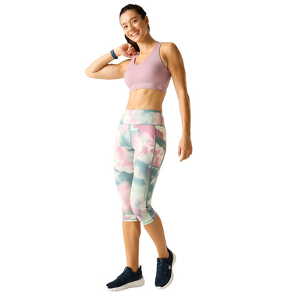 Mauve Shadow - Pack Shot - Dare 2B Womens-Ladies React Sports Bra