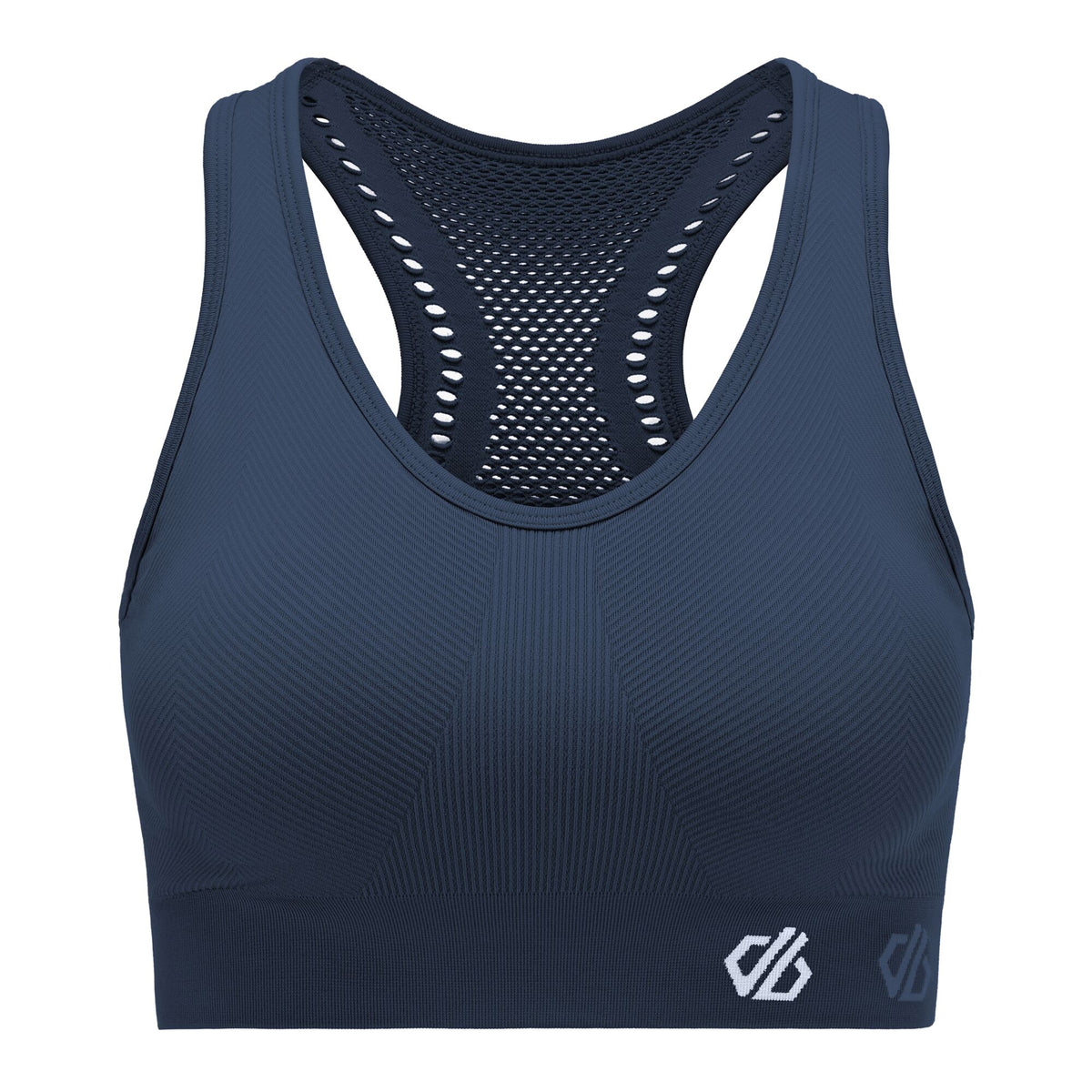 Navy - Back - Dare 2B Womens-Ladies React Sports Bra