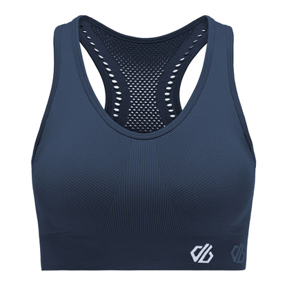 Navy - Back - Dare 2B Womens-Ladies React Sports Bra