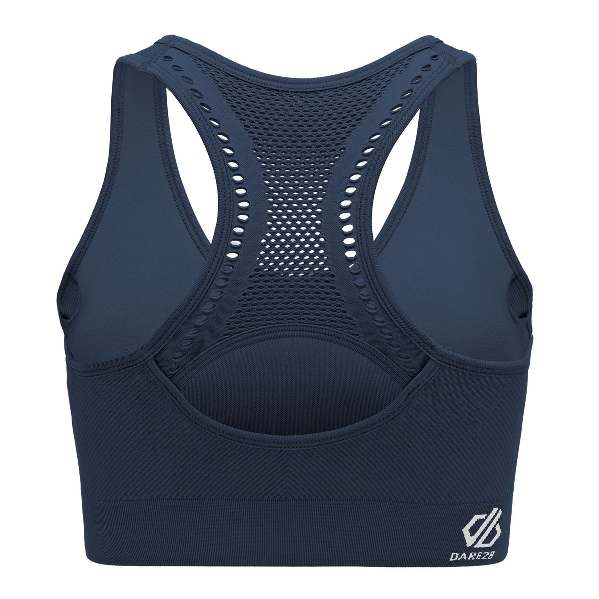 Navy - Side - Dare 2B Womens-Ladies React Sports Bra