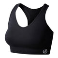 Black - Side - Dare 2B Womens-Ladies React Sports Bra