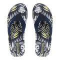Navy - Pack Shot - Regatta Mens Rico Leaf Flip Flops