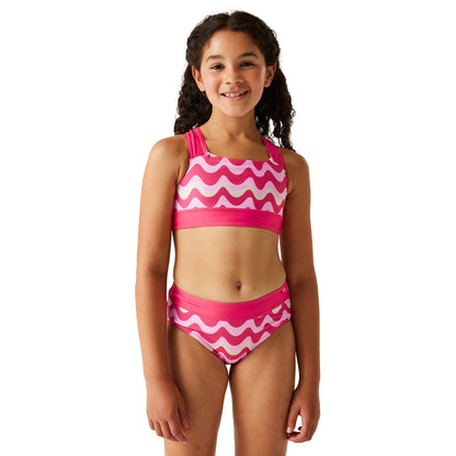 Pop - Lifestyle - Regatta Girls Dakaria III Wavy Striped Bikini Set