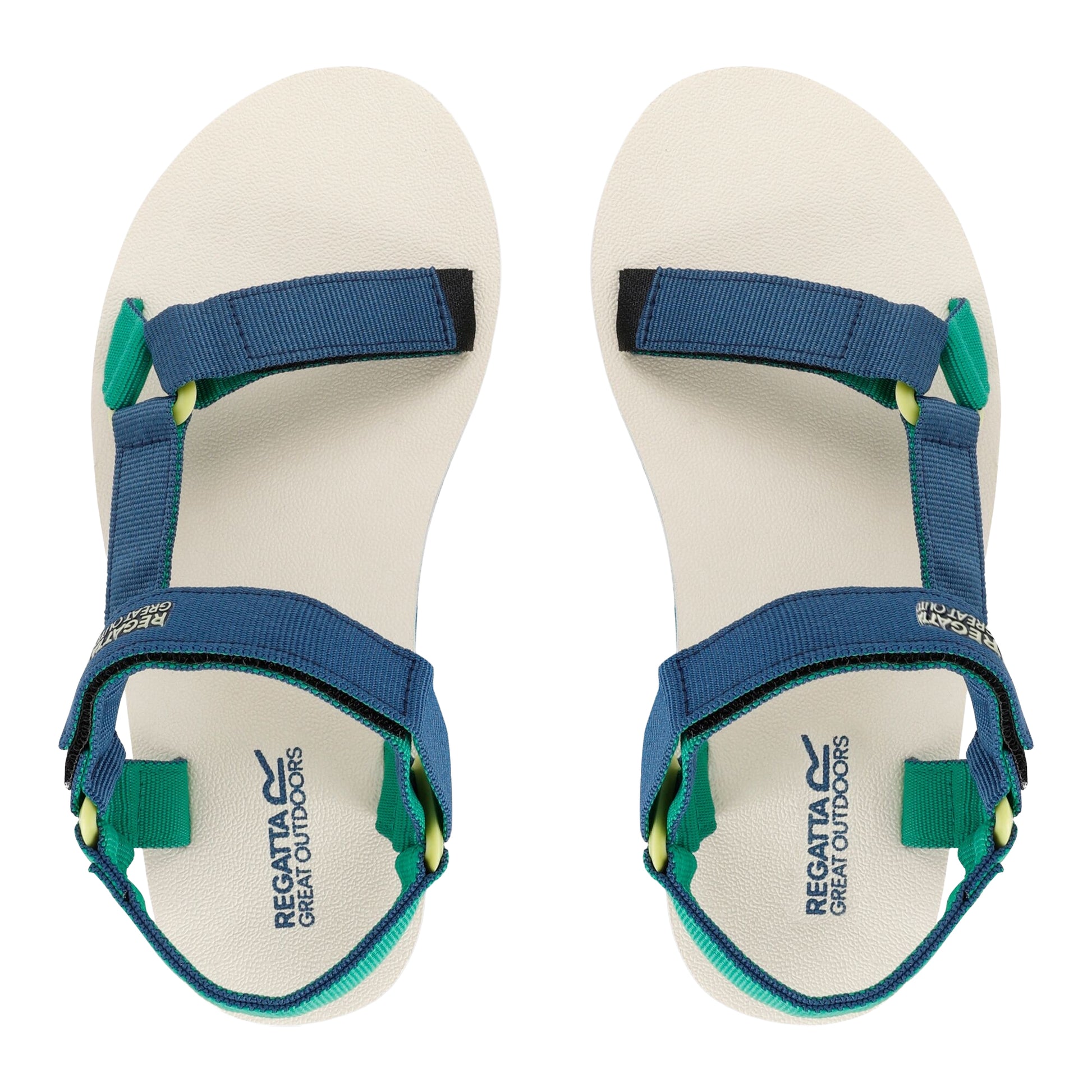 Blue-Green - Pack Shot - Regatta Womens-Ladies Vendeavour Sandals
