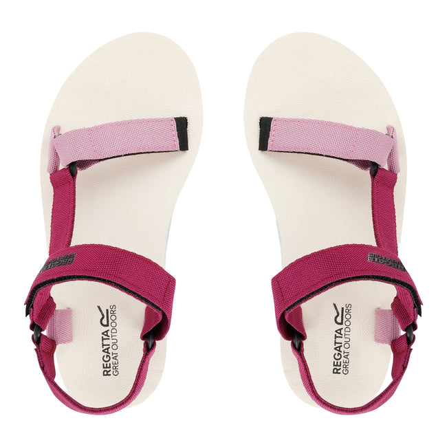 Beaujolais-Lilas - Pack Shot - Regatta Womens-Ladies Vendeavour Sandals