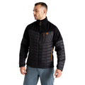 Black - Lifestyle - Dare 2B Mens Mountaineer II Quilted Hybrid Jacket