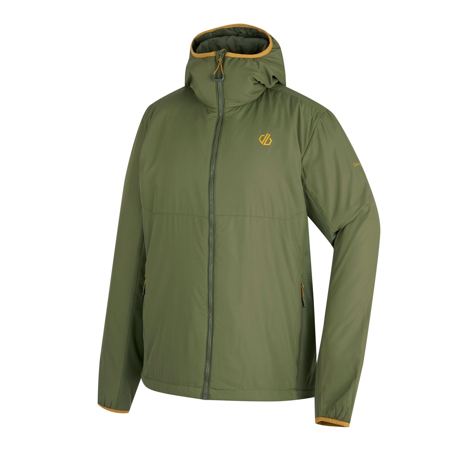 Olivine Green-Yellow Gold - Side - Dare 2B Mens Torrek Lite Air Jacket
