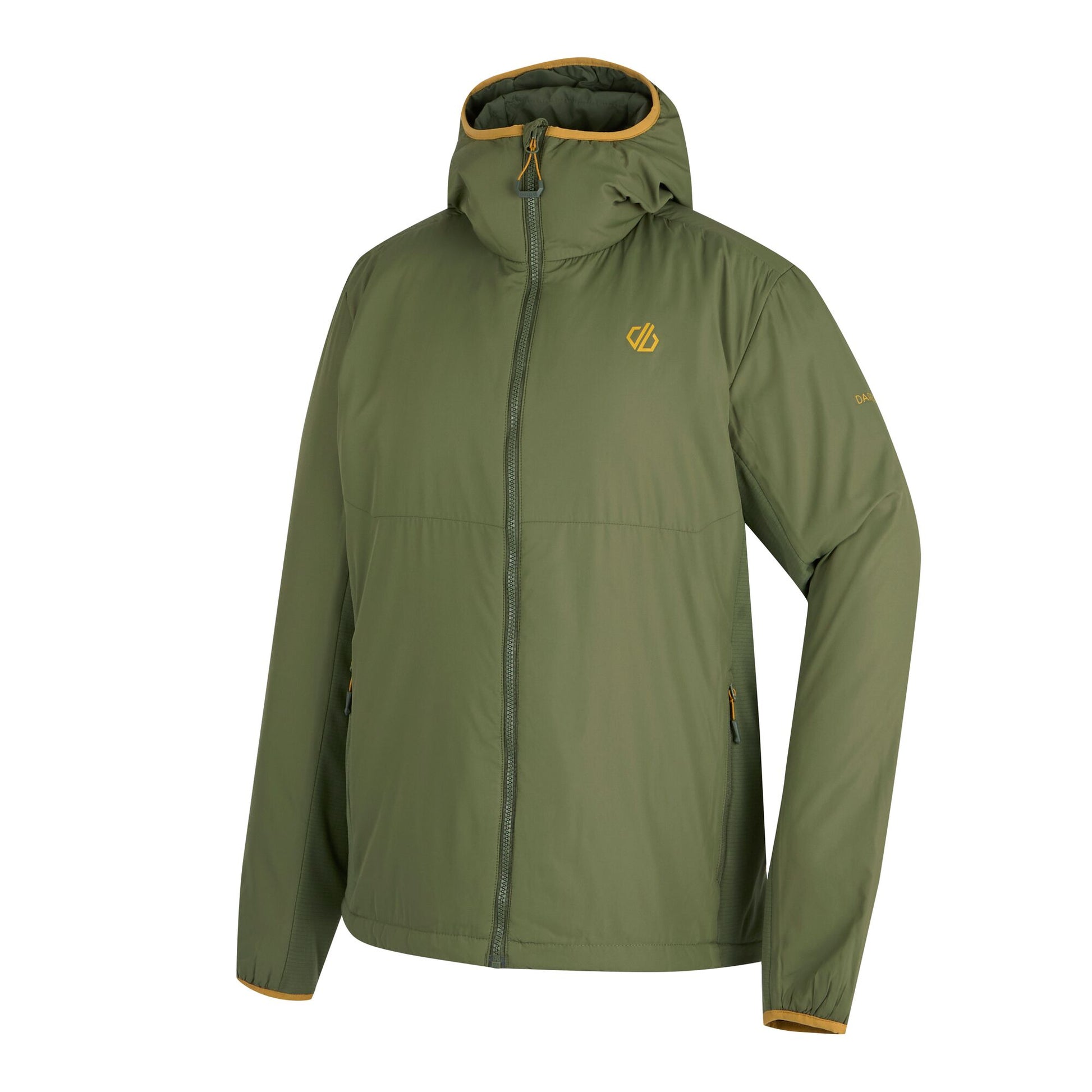 Olivine Green-Yellow Gold - Side - Dare 2B Mens Torrek Lite Air Jacket