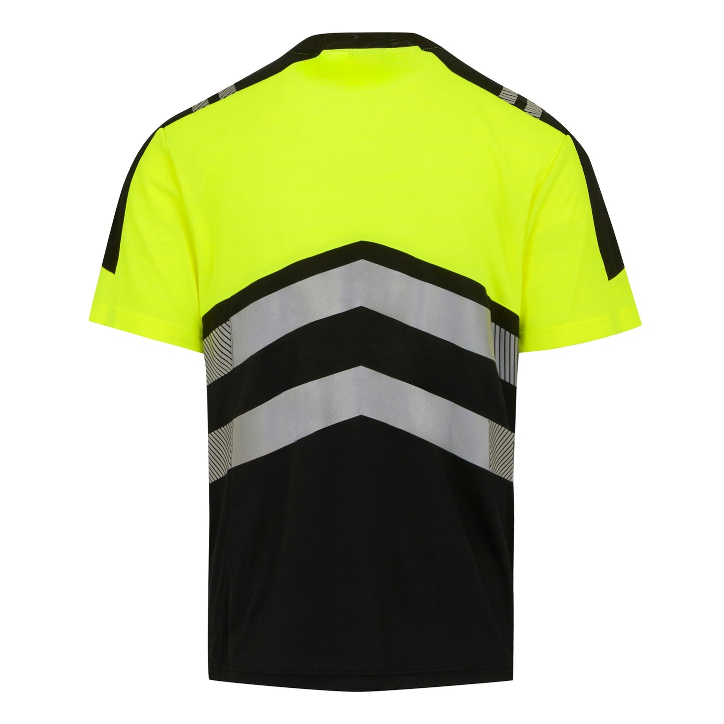 Black-Yellow - Back - Regatta Professional Mens High-Vis T-Shirt