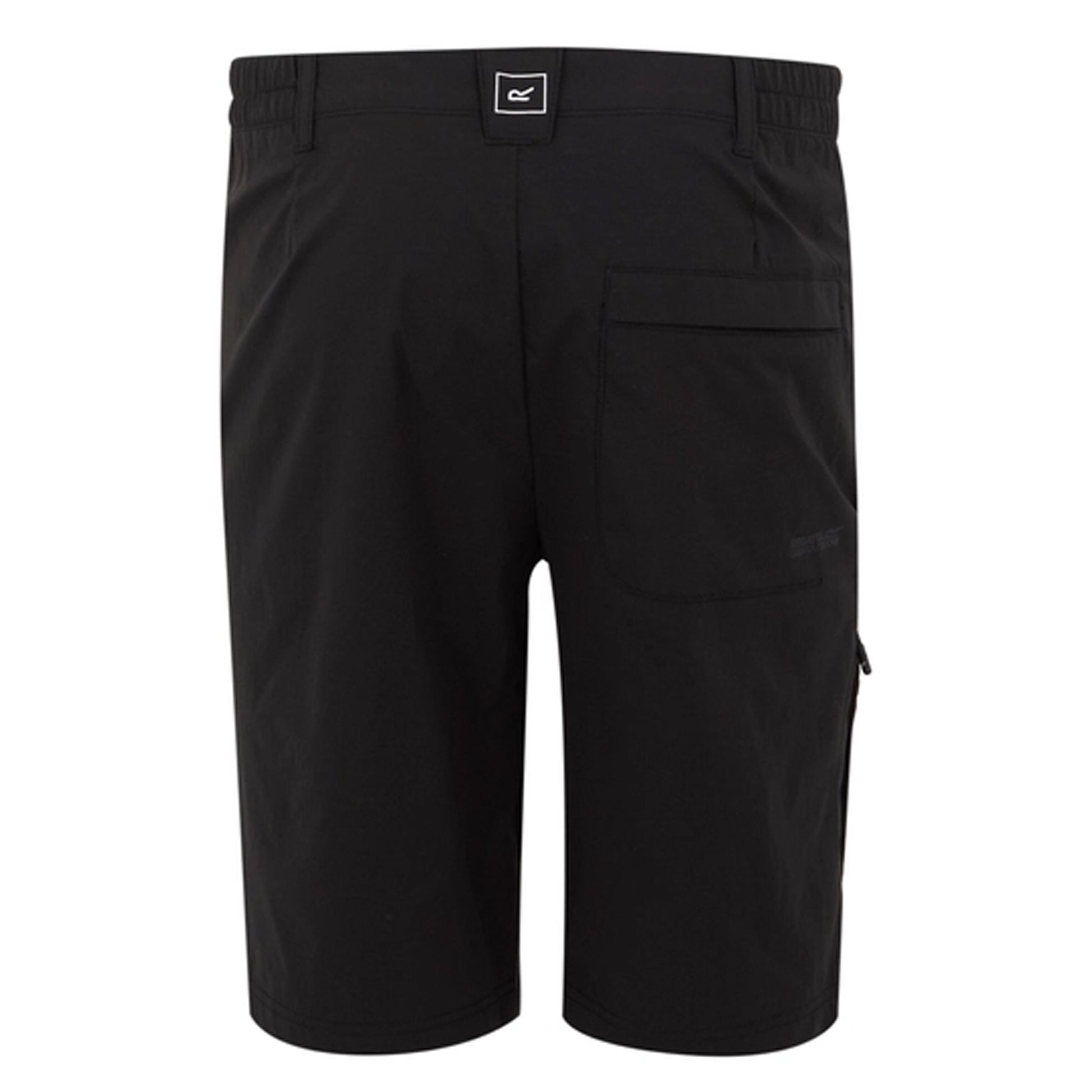 Black - Back - Regatta Mens Highton II Long Length Walking Casual Shorts